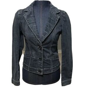 CAbi Dark Blue Jean Jacket